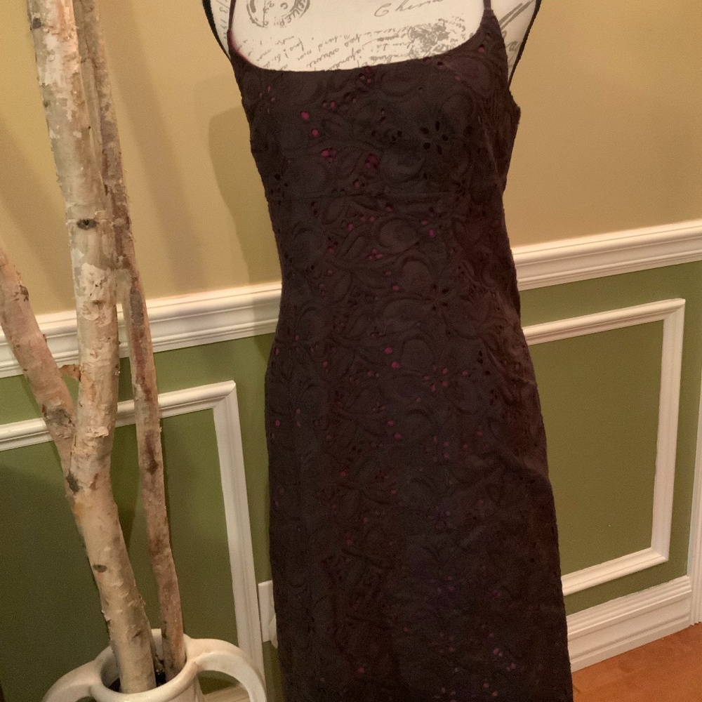 Ann Taylor Eyelet Dress 8
